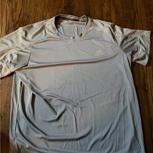 adidas Light Gray Men's Short Sleeve Tee
